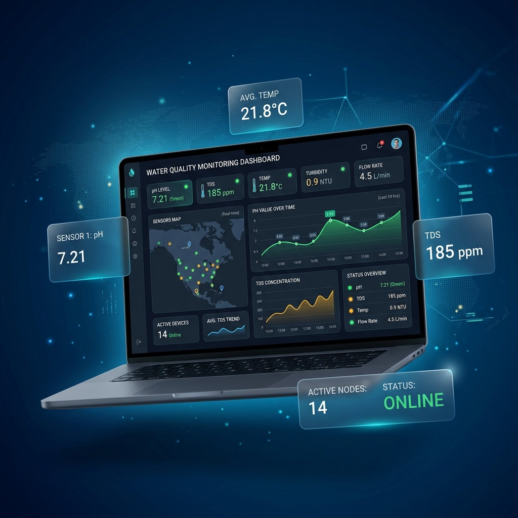 smartiiot telemetry dashboard preview